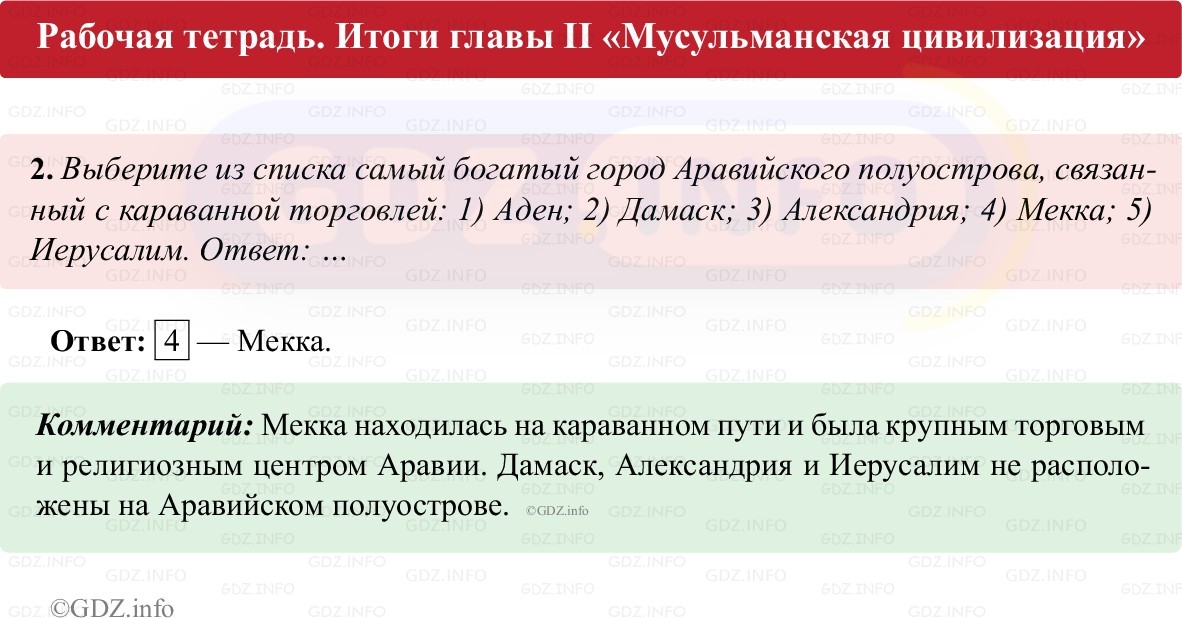 Фото решения 1: Итоги главы 2, Номер 2 из ГДЗ по истории Средних веков 6 класс: Абрамов А.В., Ведюшкин В.А. (рабочая тетрадь) 2025г. Фото решения 1: Итоги главы 2, Номер 2 из ГДЗ по истории Средних веков 6 класс: Абрамов А.В., Ведюшкин В.А. (рабочая тетрадь) 2025г.