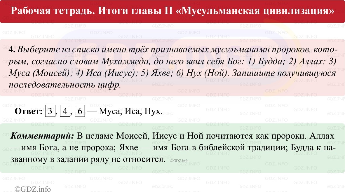 Фото решения 1: Итоги главы 2, Номер 4 из ГДЗ по истории Средних веков 6 класс: Абрамов А.В., Ведюшкин В.А. (рабочая тетрадь) 2025г. Фото решения 1: Итоги главы 2, Номер 4 из ГДЗ по истории Средних веков 6 класс: Абрамов А.В., Ведюшкин В.А. (рабочая тетрадь) 2025г.