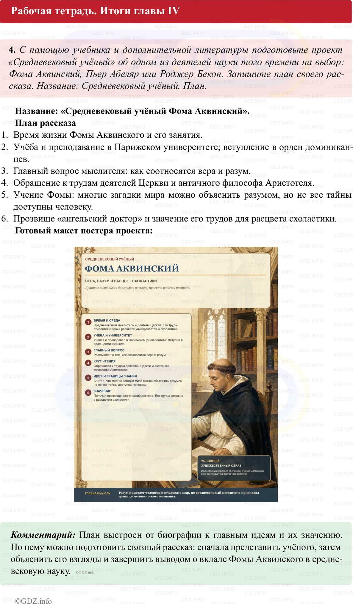 Фото решения 1: Итоги главы 4, Номер 4 из ГДЗ по истории Средних веков 6 класс: Абрамов А.В., Ведюшкин В.А. (рабочая тетрадь) 2025г.