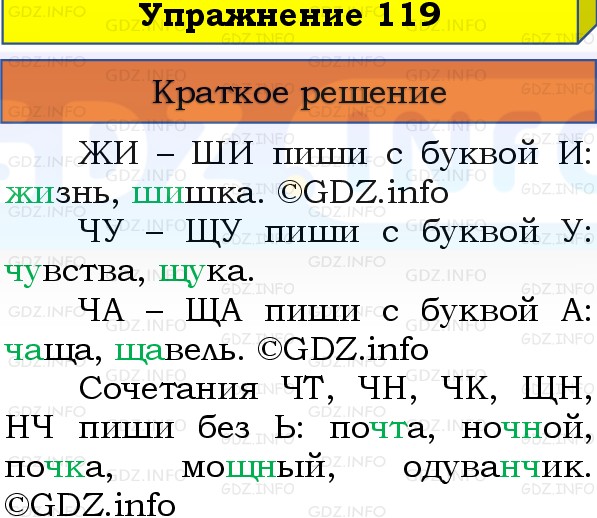 Фото решения 1: Номер №119, Часть 1 из ГДЗ по Русскому языку 3 класс: Канакина В.П. 2019г. Фото решения 1: Номер №119, Часть 1 из ГДЗ по Русскому языку 3 класс: Канакина В.П. 2019г.