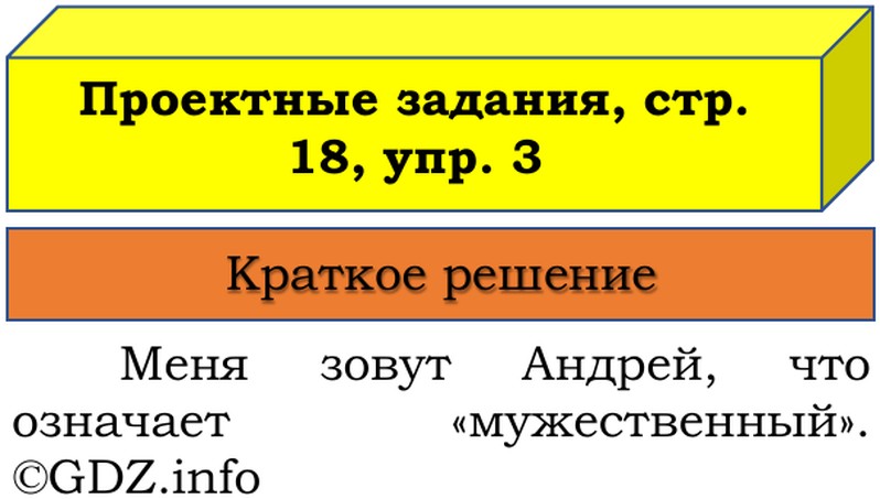 Фото решения 1: Наши проекты, страница 18 №1, Часть 2 из ГДЗ по Русскому языку 3 класс: Канакина В.П. 2019г. (3) Фото решения 1: Наши проекты, страница 18 №1, Часть 2 из ГДЗ по Русскому языку 3 класс: Канакина В.П. 2019г. (3)