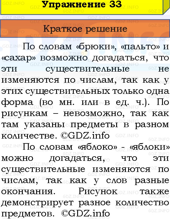 Фото решения 1: Номер №33, Часть 2 из ГДЗ по Русскому языку 3 класс: Канакина В.П. 2019г. Фото решения 1: Номер №33, Часть 2 из ГДЗ по Русскому языку 3 класс: Канакина В.П. 2019г.