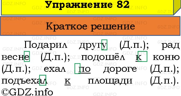 Фото решения 1: Номер №82, Часть 2 из ГДЗ по Русскому языку 3 класс: Канакина В.П. 2019г. Фото решения 1: Номер №82, Часть 2 из ГДЗ по Русскому языку 3 класс: Канакина В.П. 2019г.
