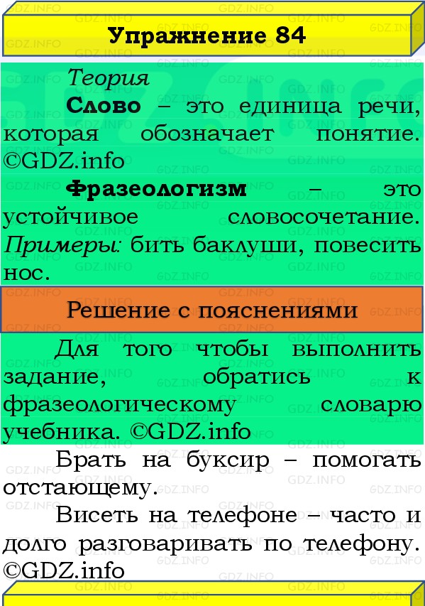Фото решения 3: Номер №84, Часть 1 из ГДЗ по Русскому языку 3 класс: Канакина В.П. 2019г. Фото решения 3: Номер №84, Часть 1 из ГДЗ по Русскому языку 3 класс: Канакина В.П. 2019г.