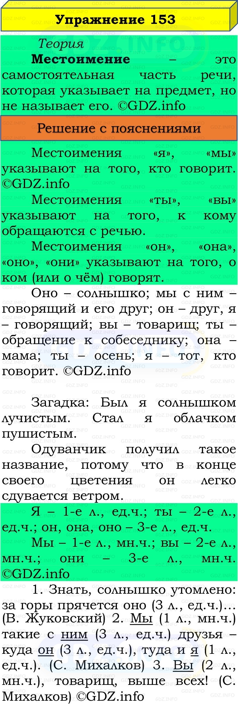 Фото решения 3: Номер №159, Часть 2 из ГДЗ по Русскому языку 3 класс: Канакина В.П. 2019г. Фото решения 3: Номер №159, Часть 2 из ГДЗ по Русскому языку 3 класс: Канакина В.П. 2019г.