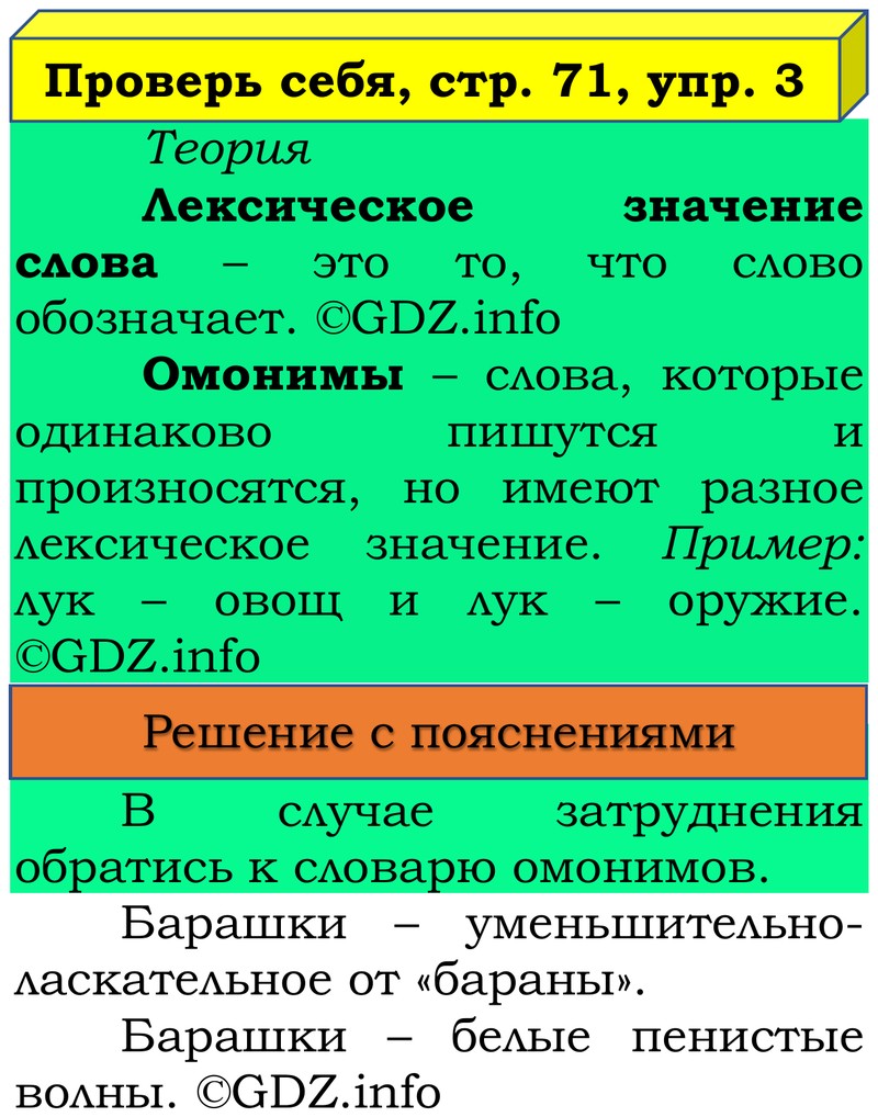 Фото решения 3: Проверь себя, страница 71 №3, Часть 1 из ГДЗ по Русскому языку 3 класс: Канакина В.П. 2019г. Фото решения 3: Проверь себя, страница 71 №3, Часть 1 из ГДЗ по Русскому языку 3 класс: Канакина В.П. 2019г.