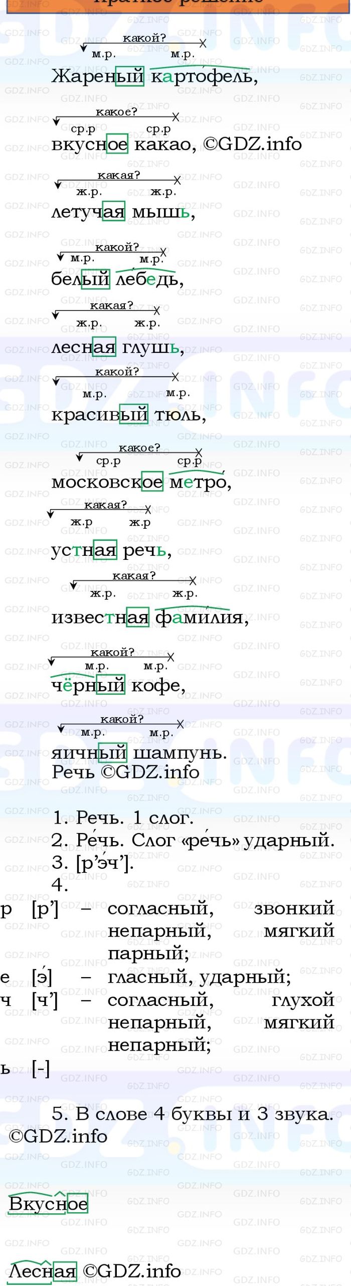 Фото решения 1: Номер №123, Часть 2 из ГДЗ по Русскому языку 3 класс: Канакина В.П. 2023г.