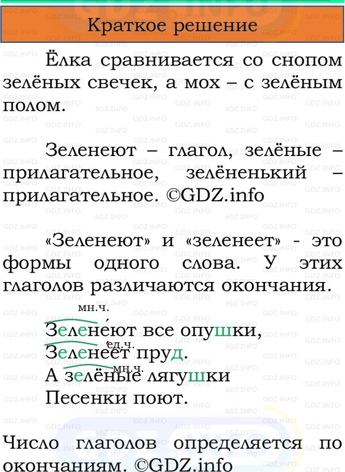 Фото решения 1: Номер №185, Часть 2 из ГДЗ по Русскому языку 3 класс: Канакина В.П. 2023г.