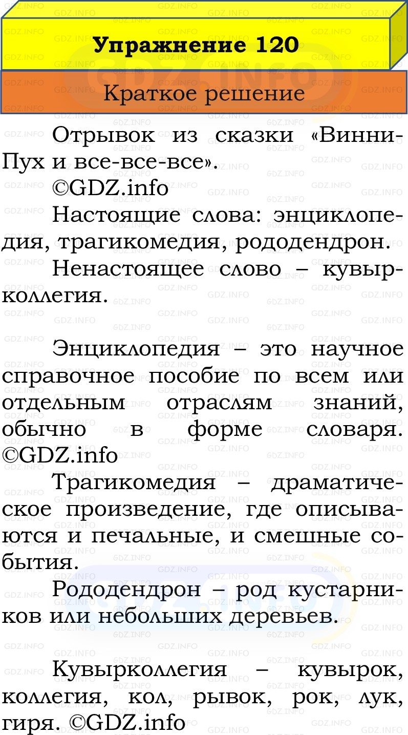 Фото решения 1: Номер №120, Часть 1 из ГДЗ по Русскому языку 2 класс: Канакина В.П. 2022г. Фото решения 1: Номер №120, Часть 1 из ГДЗ по Русскому языку 2 класс: Канакина В.П. 2022г.