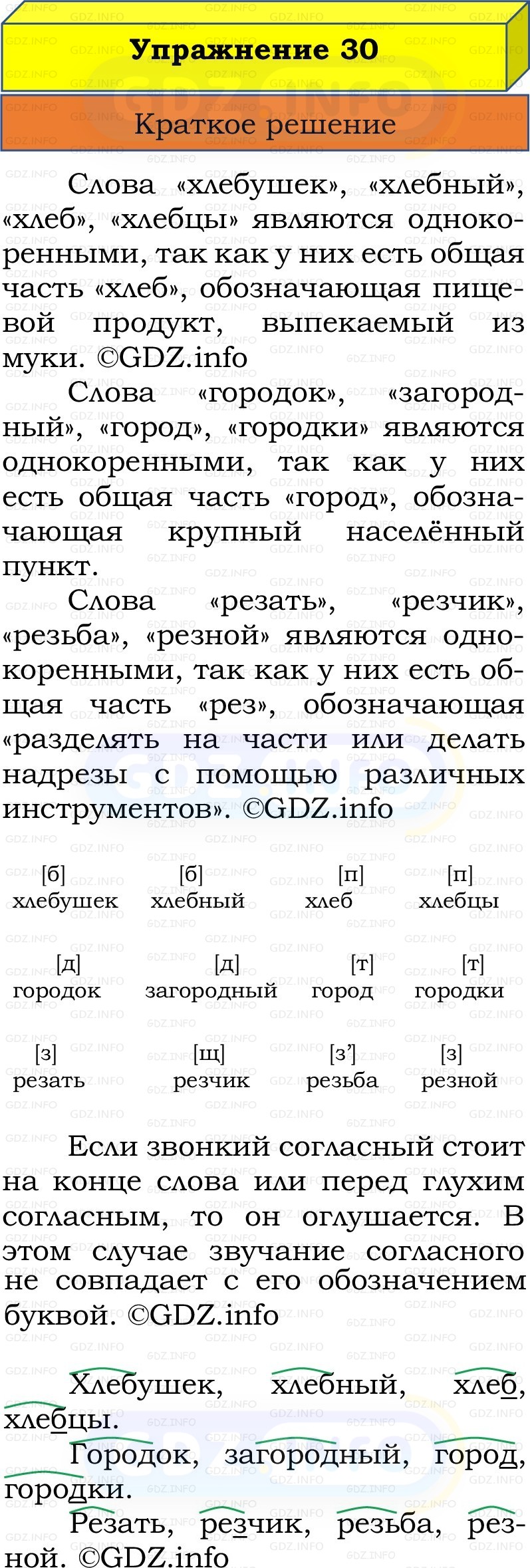 Фото решения 1: Номер №30, Часть 2 из ГДЗ по Русскому языку 2 класс: Канакина В.П. 2022г. Фото решения 1: Номер №30, Часть 2 из ГДЗ по Русскому языку 2 класс: Канакина В.П. 2022г.