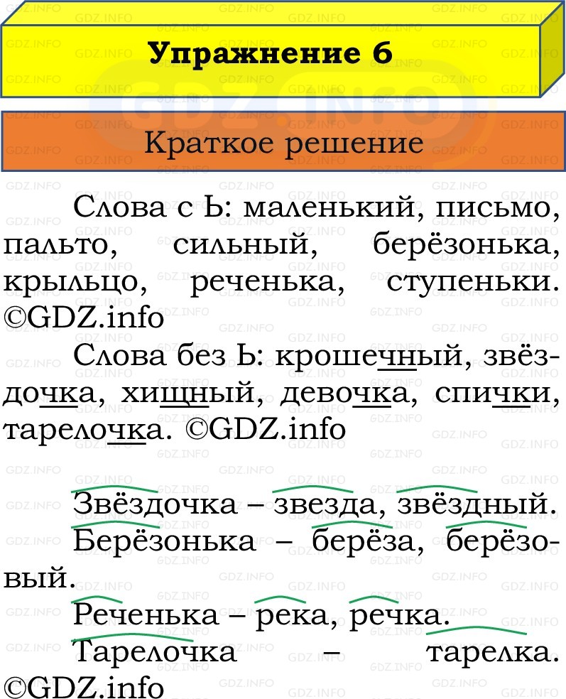 Фото решения 1: Номер №6, Часть 2 из ГДЗ по Русскому языку 2 класс: Канакина В.П. 2022г. Фото решения 1: Номер №6, Часть 2 из ГДЗ по Русскому языку 2 класс: Канакина В.П. 2022г.