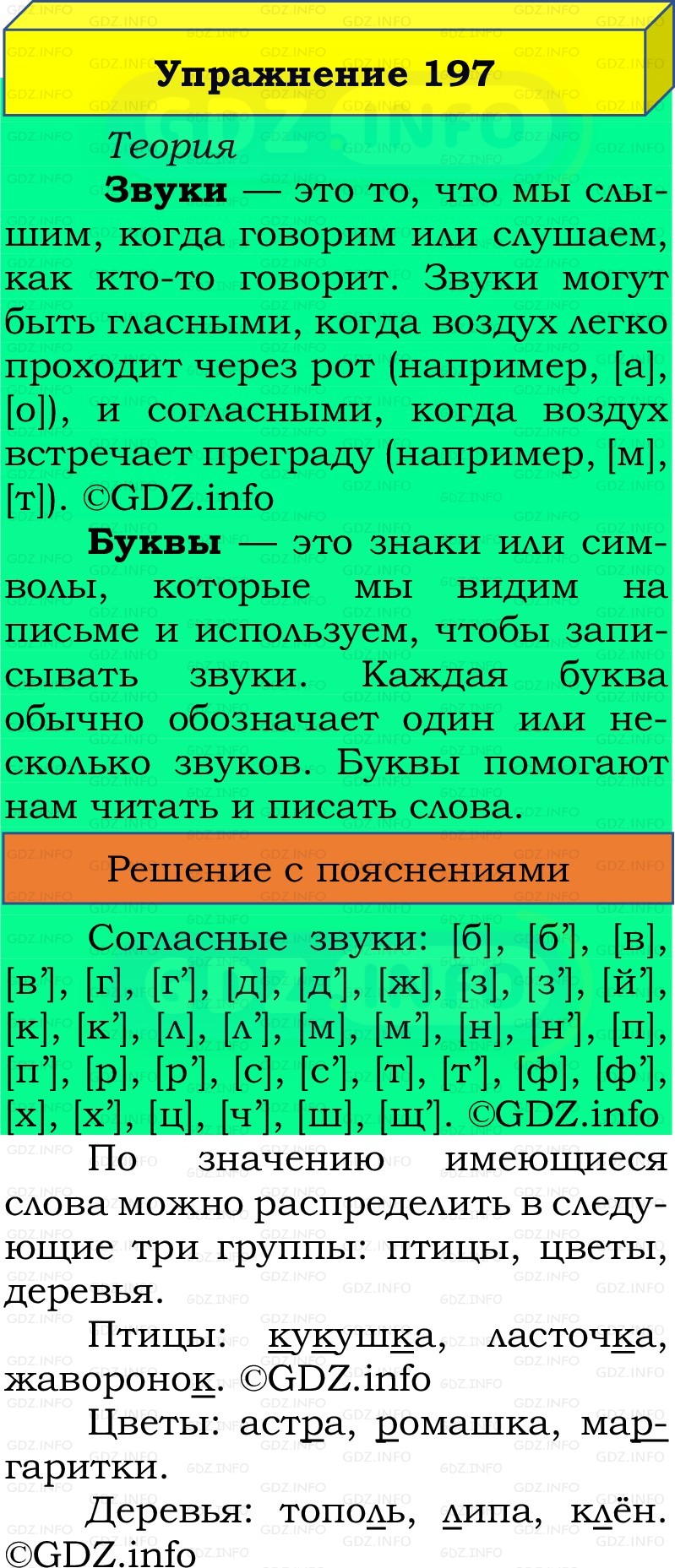 Фото решения 2: Номер №197, Часть 1 из ГДЗ по Русскому языку 2 класс: Канакина В.П. 2022г. Фото решения 2: Номер №197, Часть 1 из ГДЗ по Русскому языку 2 класс: Канакина В.П. 2022г.