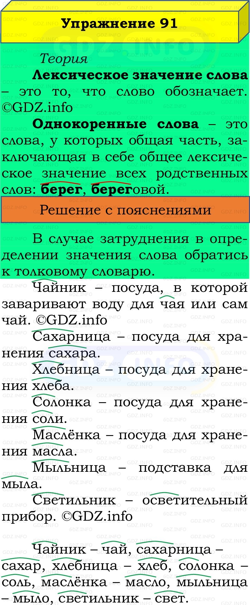Фото решения 2: Номер №91, Часть 1 из ГДЗ по Русскому языку 2 класс: Канакина В.П. 2022г. Фото решения 2: Номер №91, Часть 1 из ГДЗ по Русскому языку 2 класс: Канакина В.П. 2022г.
