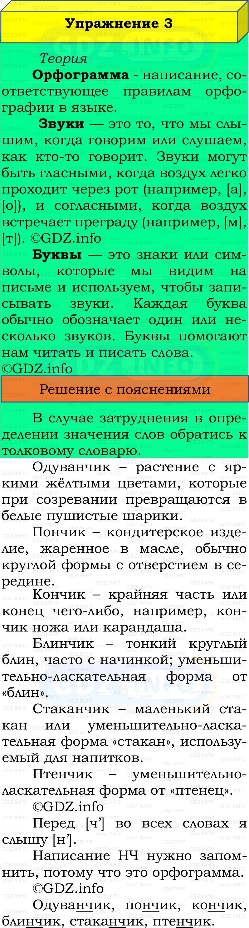 Фото решения 2: Номер №3, Часть 2 из ГДЗ по Русскому языку 2 класс: Канакина В.П. 2022г. Фото решения 2: Номер №3, Часть 2 из ГДЗ по Русскому языку 2 класс: Канакина В.П. 2022г.