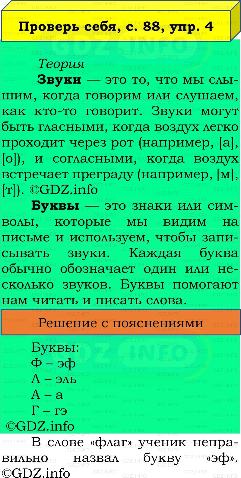 Фото решения 2: Проверь себя, страница 88 №4, Часть 1 из ГДЗ по Русскому языку 2 класс: Канакина В.П. 2022г. Фото решения 2: Проверь себя, страница 88 №4, Часть 1 из ГДЗ по Русскому языку 2 класс: Канакина В.П. 2022г.