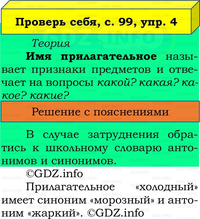 Фото решения 2: Проверь себя, страница 99 №4, Часть 2 из ГДЗ по Русскому языку 2 класс: Канакина В.П. 2022г. Фото решения 2: Проверь себя, страница 99 №4, Часть 2 из ГДЗ по Русскому языку 2 класс: Канакина В.П. 2022г.