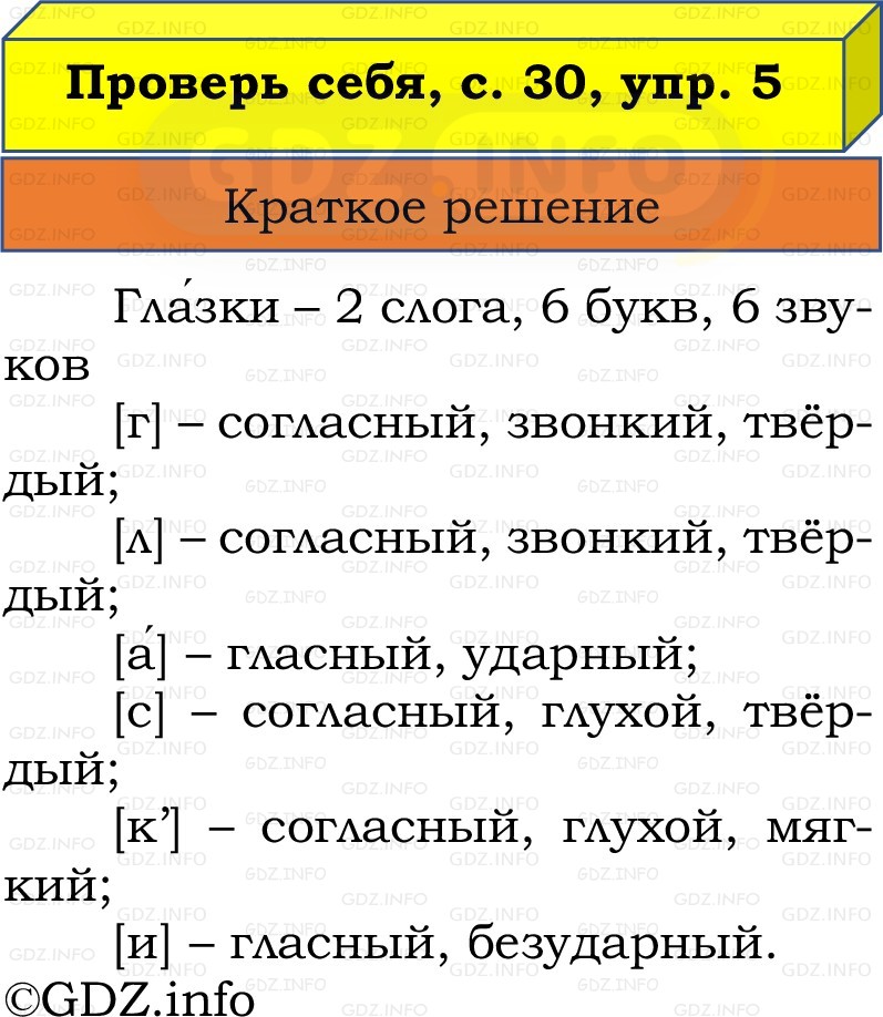 Фото решения 1: Проверь себя, страница 30 №5, Часть 2 из ГДЗ по Русскому языку 2 класс: Канакина В.П. 2022г. Фото решения 1: Проверь себя, страница 30 №5, Часть 2 из ГДЗ по Русскому языку 2 класс: Канакина В.П. 2022г.