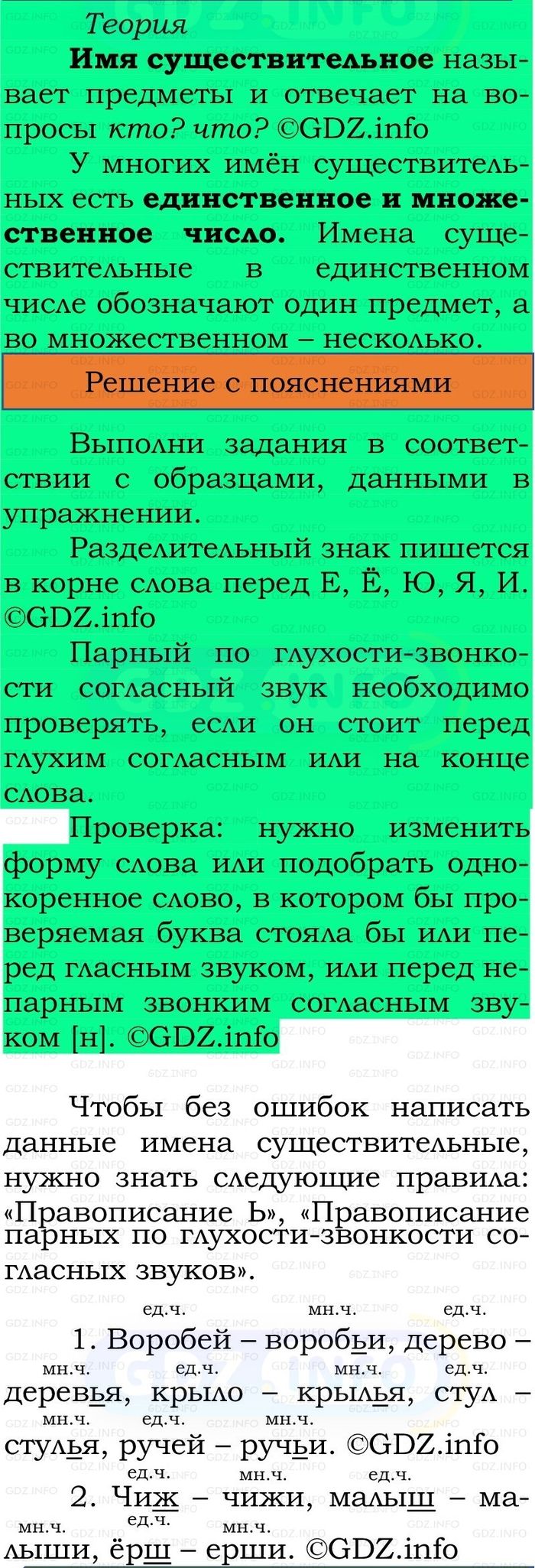 Фото решения 2: Номер №109, Часть 2 из ГДЗ по Русскому языку 2 класс: Канакина В.П. 2024г.